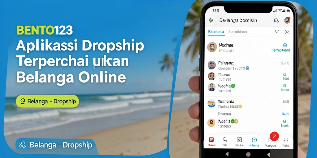 Tampilan antarmuka pengguna BENTO123 yang sederhana dan fungsional.