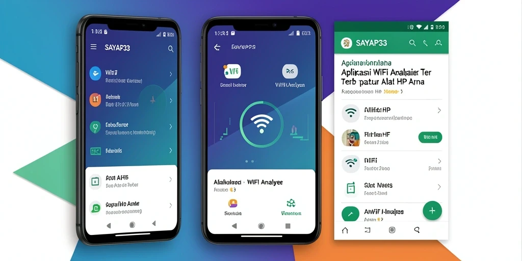 Antarmuka intuitif dan fitur analisis WiFi yang menarik.