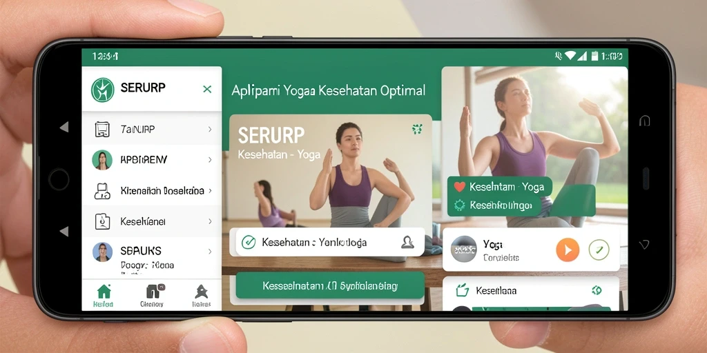 Tampilan antarmuka aplikasi SERURP yang intuitif dan menarik.